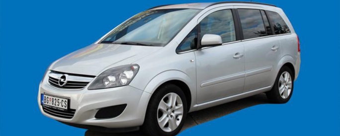 Rent a car в Белграде - Opel Zafira automatic 1.8 5+2